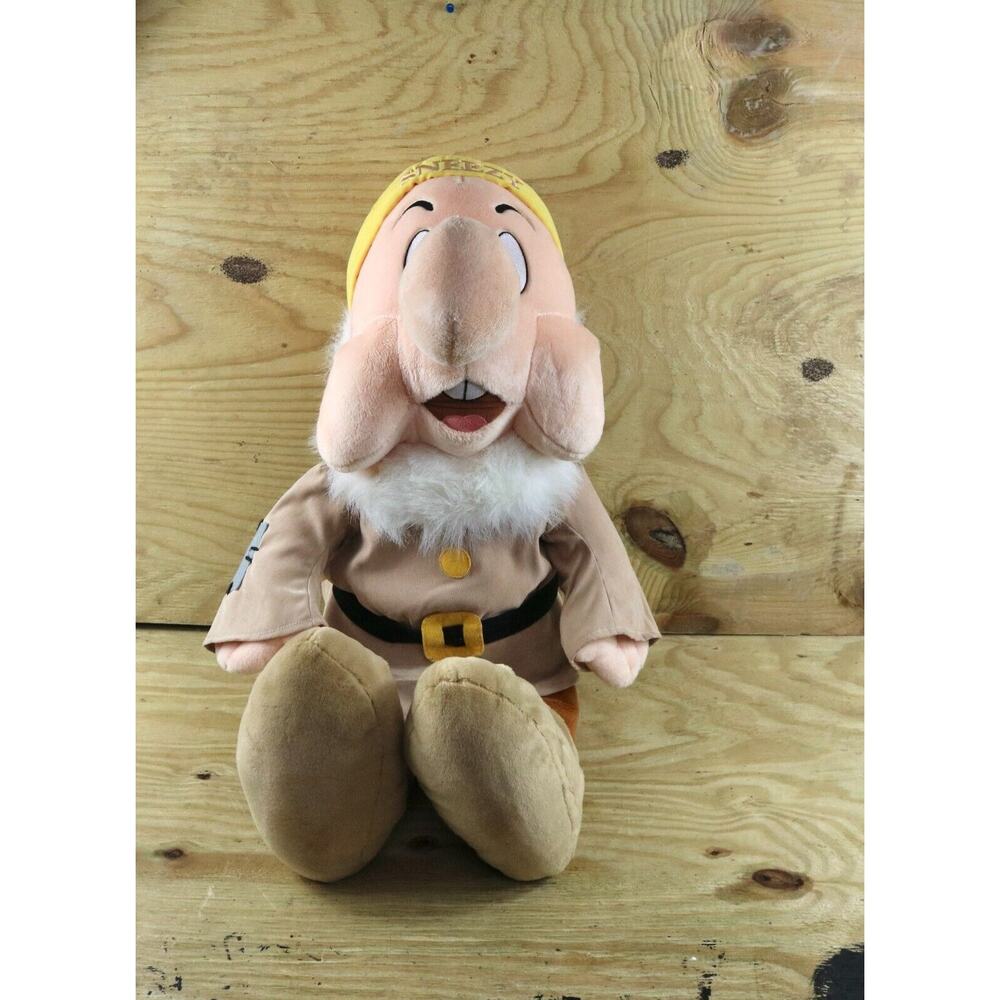 Disney Plush Sneezy Large 28" Multicolor Vintage Snow White Dwarfs